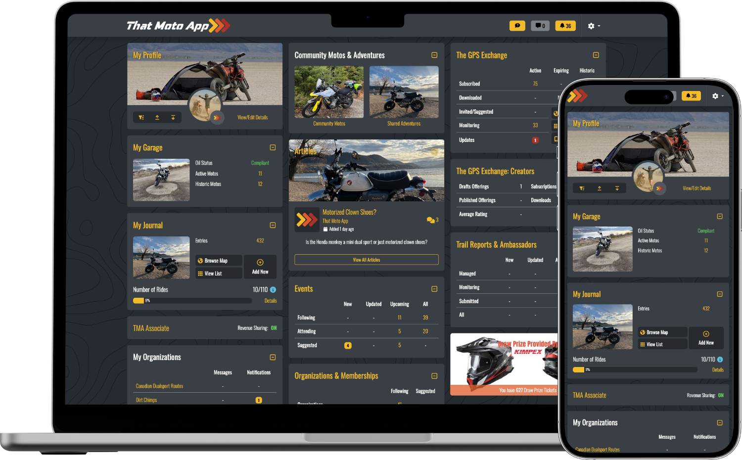 That Moto App - TMA Web